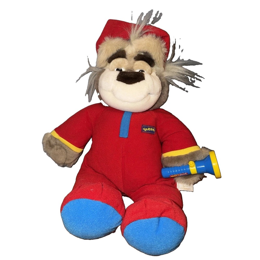 1997 Tyco Bedtime Bubba Plush w/ Bubba Light Flashlight AS IS Not Working